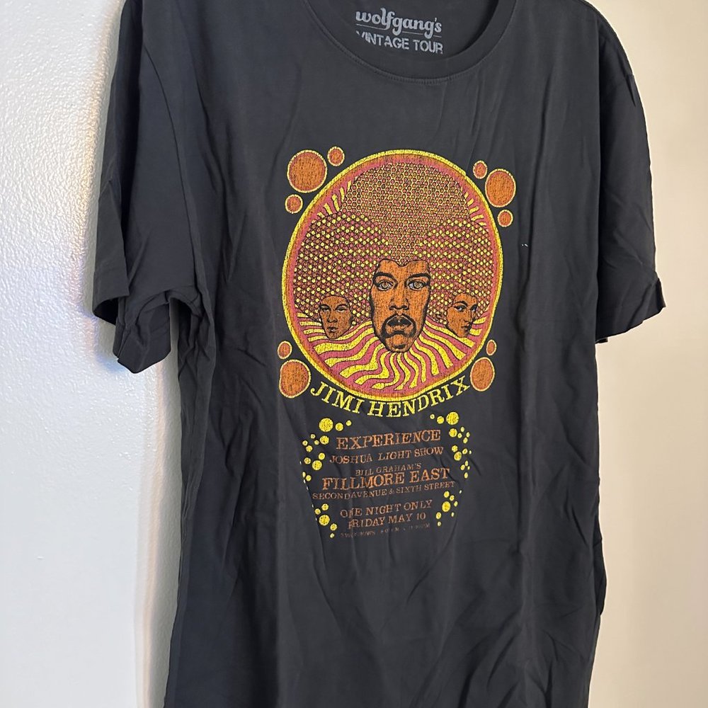 VINTAGE ROCK TEE: Jimi Hendrix, Mens L